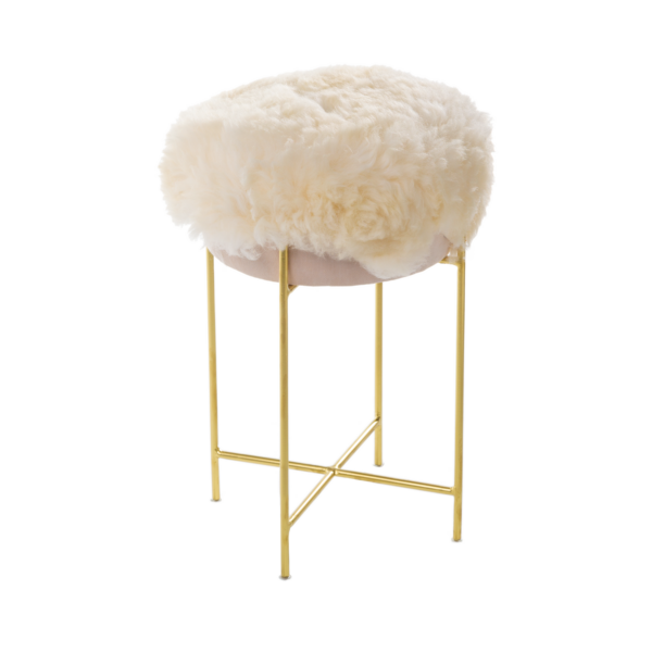 Pouf en mouton