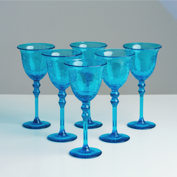 Sélection verre à pied Turquoise
