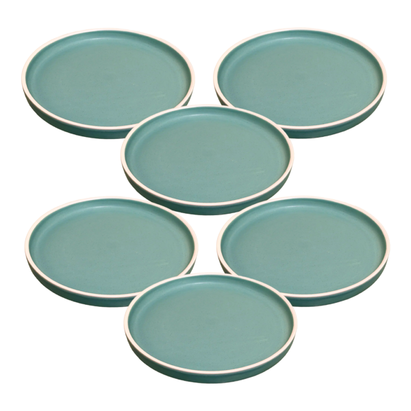 Série de 6 Assiettes Rafraf Vert
