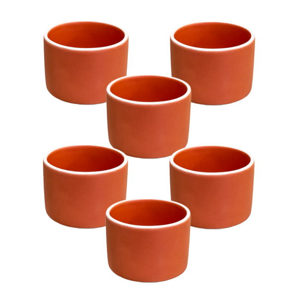 Série de 6 Bols Rafraf Terracotta