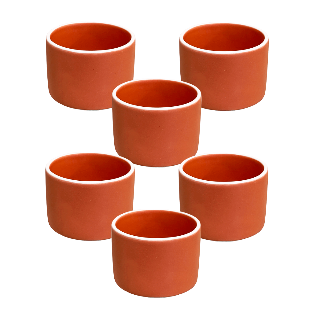 Série de 6 Bols Rafraf Terracotta